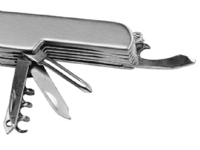 Canivete Guepardo múltiplo com 11 Funções - Inox