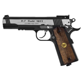 Pistola de Pressão Co2 Wingun 1911 Special Metal 4,5mm - 20 Tiros + 10x Co2 + 1500 Esferas de Aço + Maleta