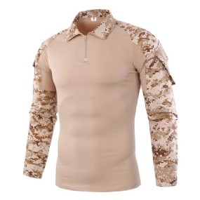Camisa Tática Militar Combat Shirt QGK - Digital Desert