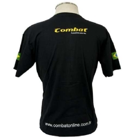 Camiseta Combat Ipsc 100%algodão - Preta