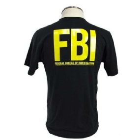 Camiseta Kaluapa Fbi Task Force - Preta