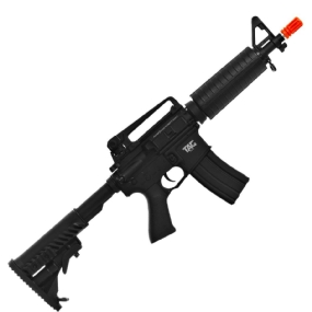 Rifle de Airsoft Elétrico AEG Tag Airgun M4 Full Metal - Blowback - APS ASR105
