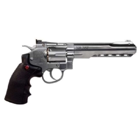 Revolver de Pressão Co2 Crosman SR357 4,5mm 6pol. 6 Tiros - Full Metal - Prata
