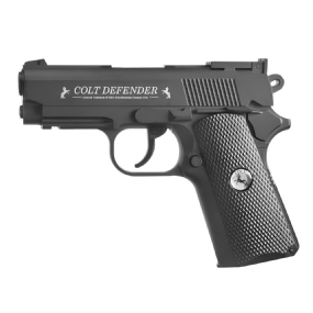 Kit Pistola de Pressão Umarex Colt Defender 4,5mm Full Metal + Esfera de aço + Óculos + 5 Cilindro de CO2+ Capa
