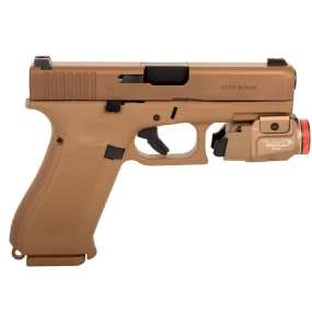 Pistola Glock G19X Cal. 9x19 Compact 17+1 tiros - Coyote + Lanterna Streamlight