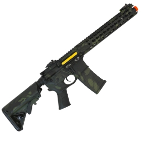 Rifle De Airsoft APS ASR116 Multicam Black - Mostruário