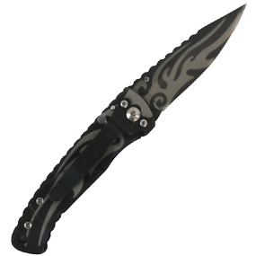 Canivete Para Camping Columbia Abertura Manual - Tribal Black