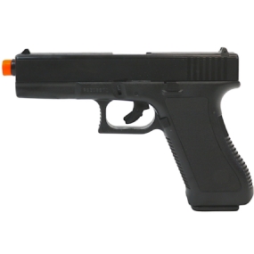 Kit Pistola Airsoft Spring Kwc Glock K17+ 10 Alvos + 1.000 BBs 0.20 + Maleta Falcon + Silicone