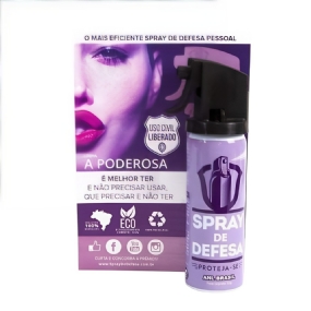 Spray de Defesa Pessoal - A PODEROSA - 50g USO CIVIL LIBERADO