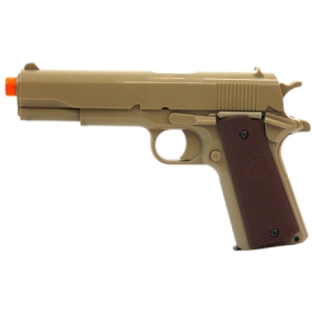 Pistola de Pressão Spring KWC 1911 + 200 Esferas de Alumínio + 20 Alvos