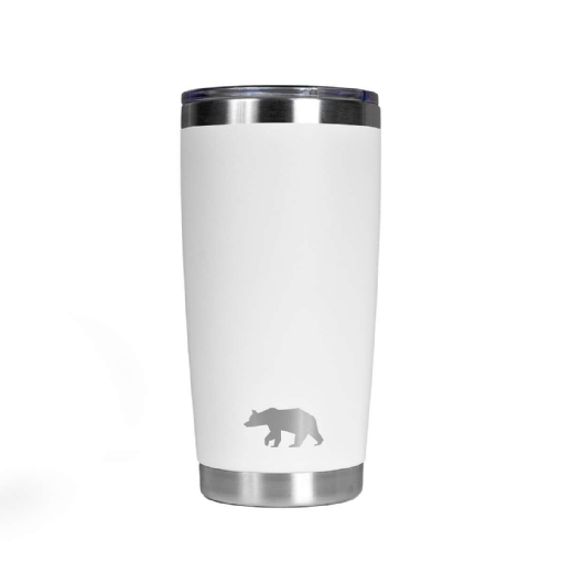 Copo Térmico Tumbler QGK 591ml Branco com Tampa